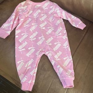 Puma one piece sweat suit; size 6-9M